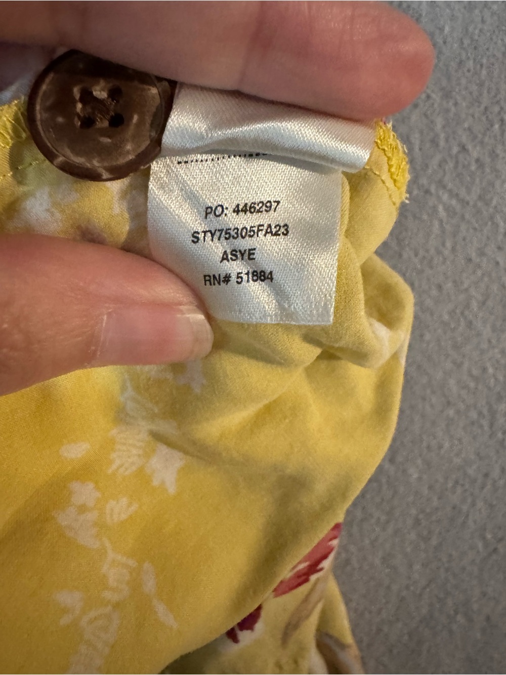 Patagonia Pataloha Yellow Floral Women's Romper Overalls XS - Picture 6 of 6